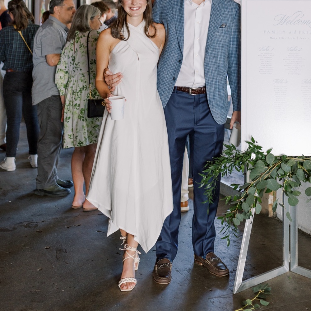 ALC Linen Midi Dress